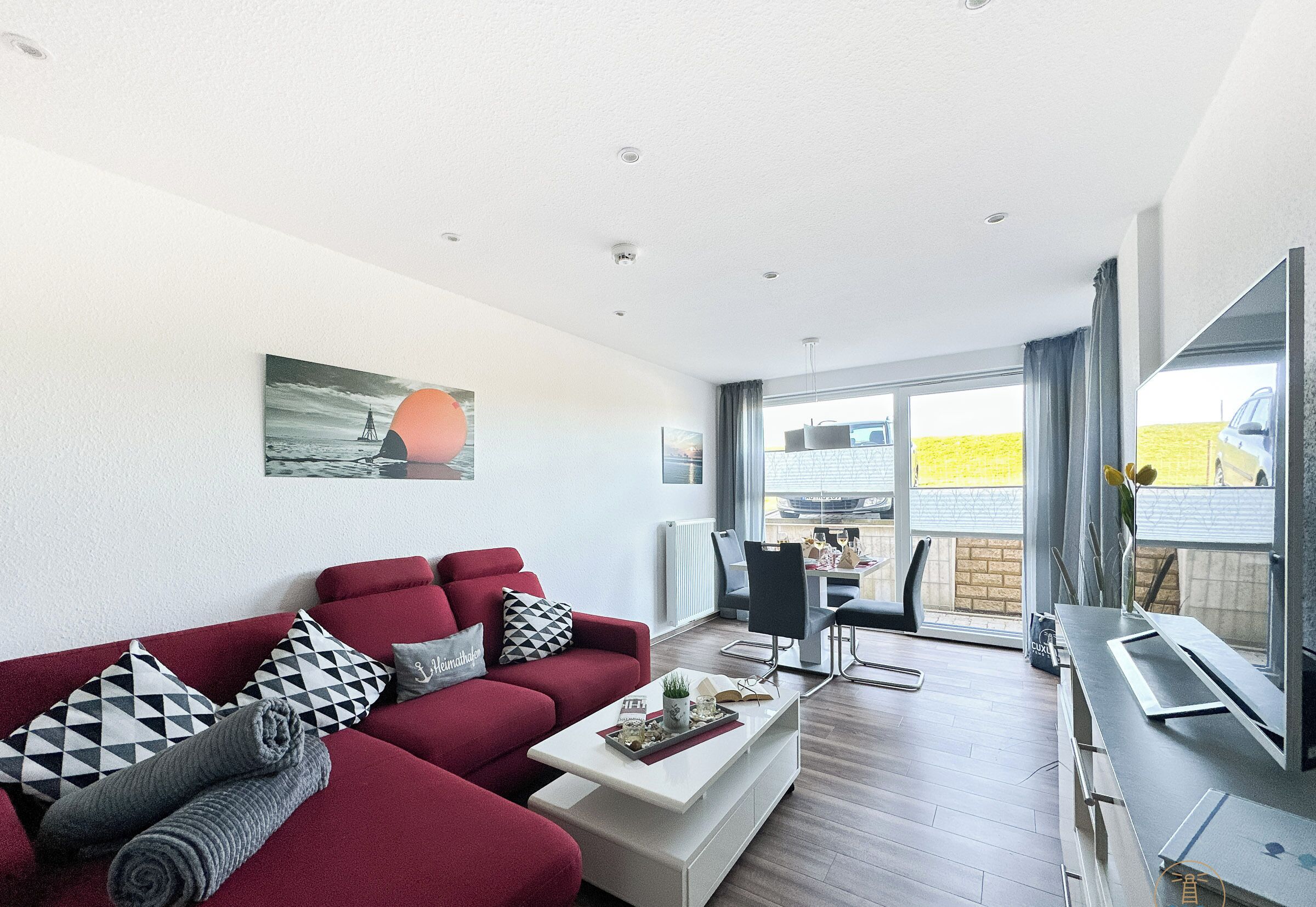 Tv, dvd-afspiller, stereoanlæg