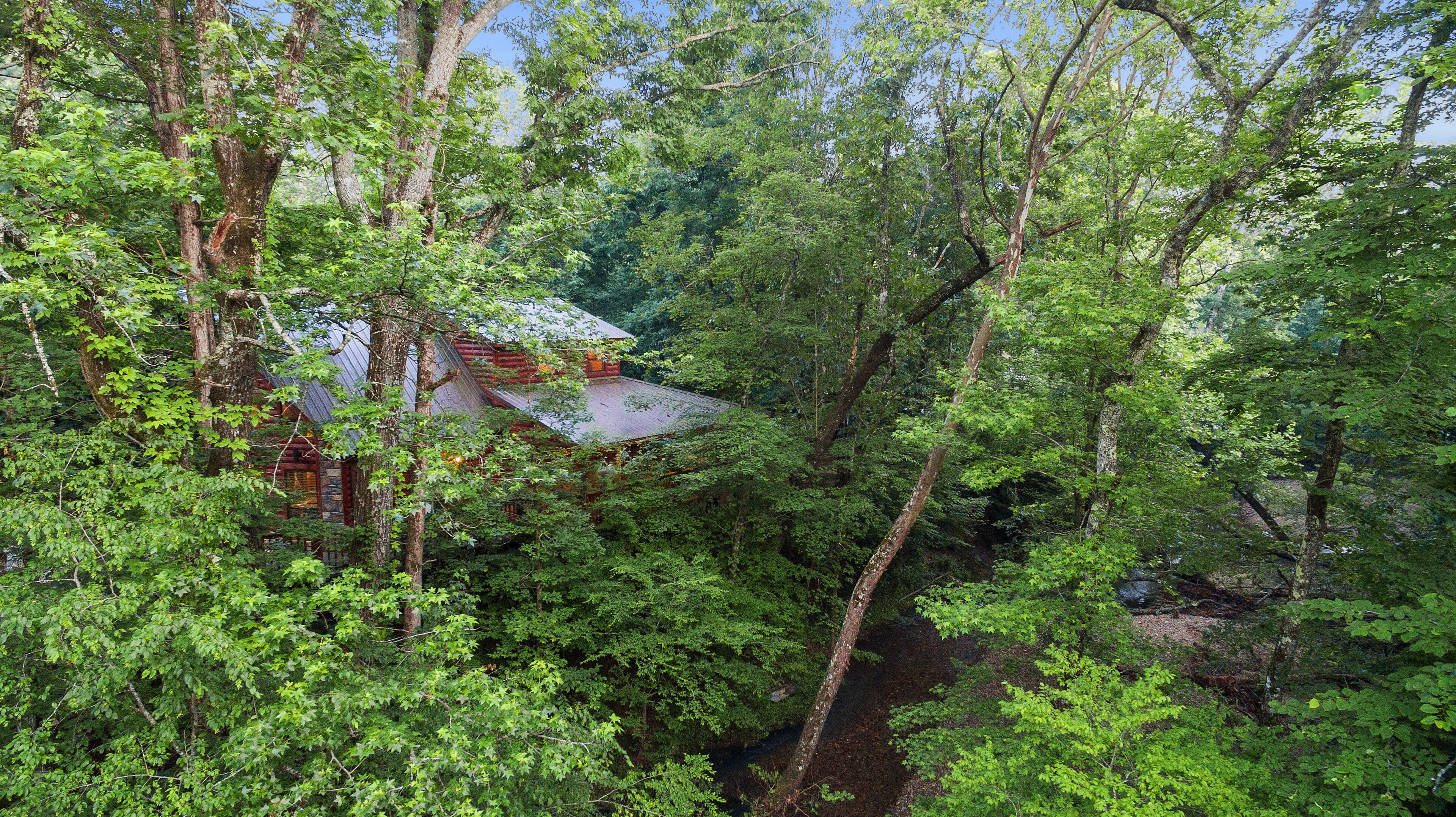 Trail's End: Sleeps 4, Creekside, Hot tub, Pet Friendly, Wi-Fi