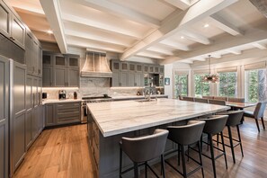 Fridge, microwave, oven, stovetop - MONTHLY LEASE - Luxury 4 BR 4 BA Truckee Available March 2022 (Truckee)