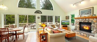 Hiking to Good Harbor Beach. 20 acre paradise.  