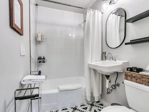 Hair dryer, towels