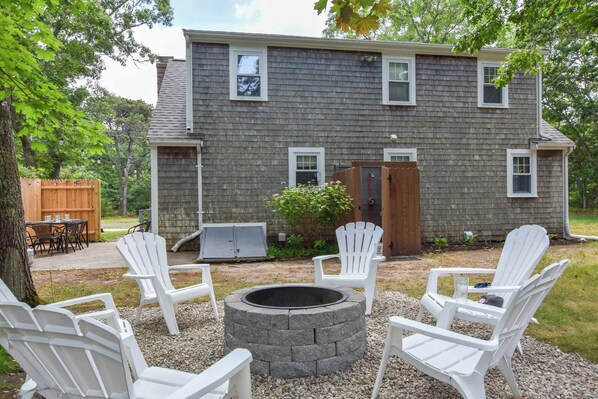 Terrace/patio - Great Home with Game Space, 0.8 miles from Cooks Brook Beach! (Eastham)