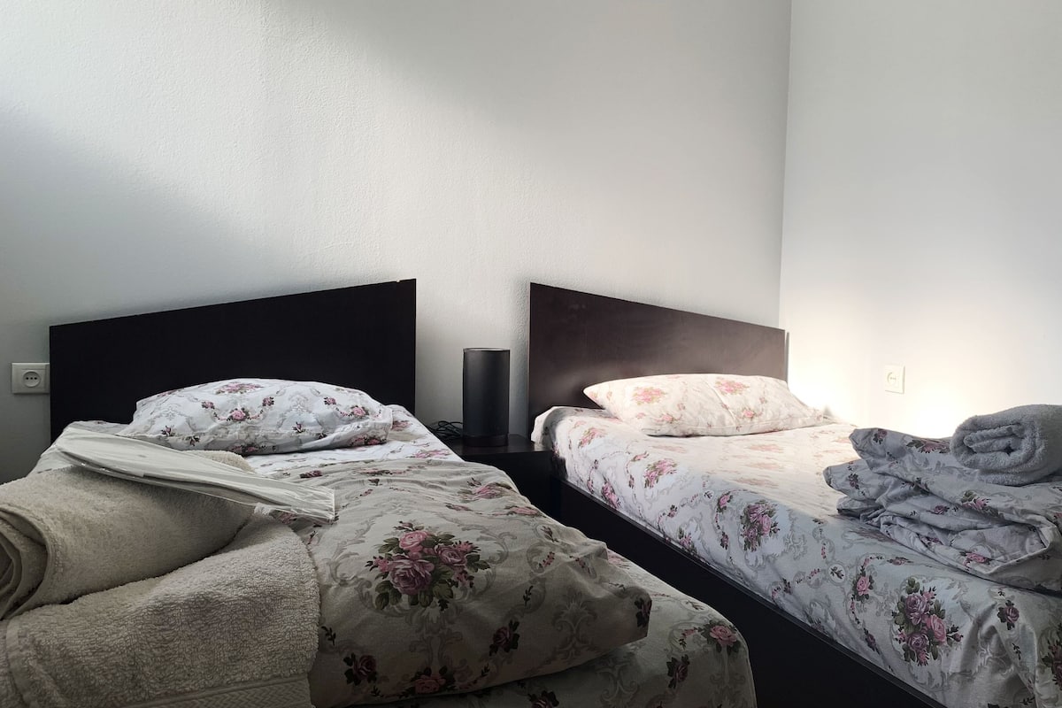 Habitación clásica con 1 cama matrimonial o 2 individuales, 1 habitación | Ropa de cama de alta calidad y tabla de planchar con plancha