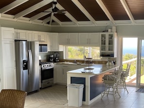 Fridge, microwave, oven, stovetop - Ultimate USVI Views overlooking Caribbean & Salt River Bay Nat'l EcoPreserve (Christiansted)