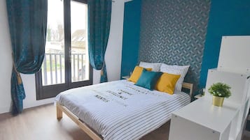 2 chambres, fer et planche Ă  repasser, lit parapluie, Wi-Fi gratuit