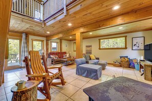 TV - Saranac Lake Cabin w/ Deck: Pets Welcome! (Saranac Lake)