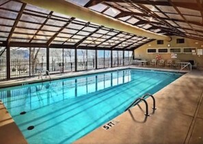 Indoor pool, outdoor pool