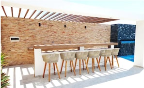 Outdoor dining - Deluxe Studio (Playa del Carmen)