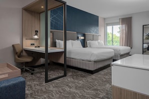Premium bedding, down comforters, memory foam beds, desk - SpringHill Suites by Marriott Charlotte Huntersville (Huntersville)