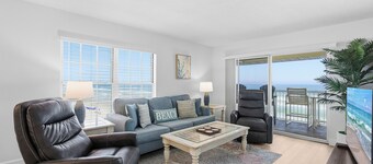 Stunning Oceanfront Views from 3rd Floor Corner Unit on No-Drive Beach