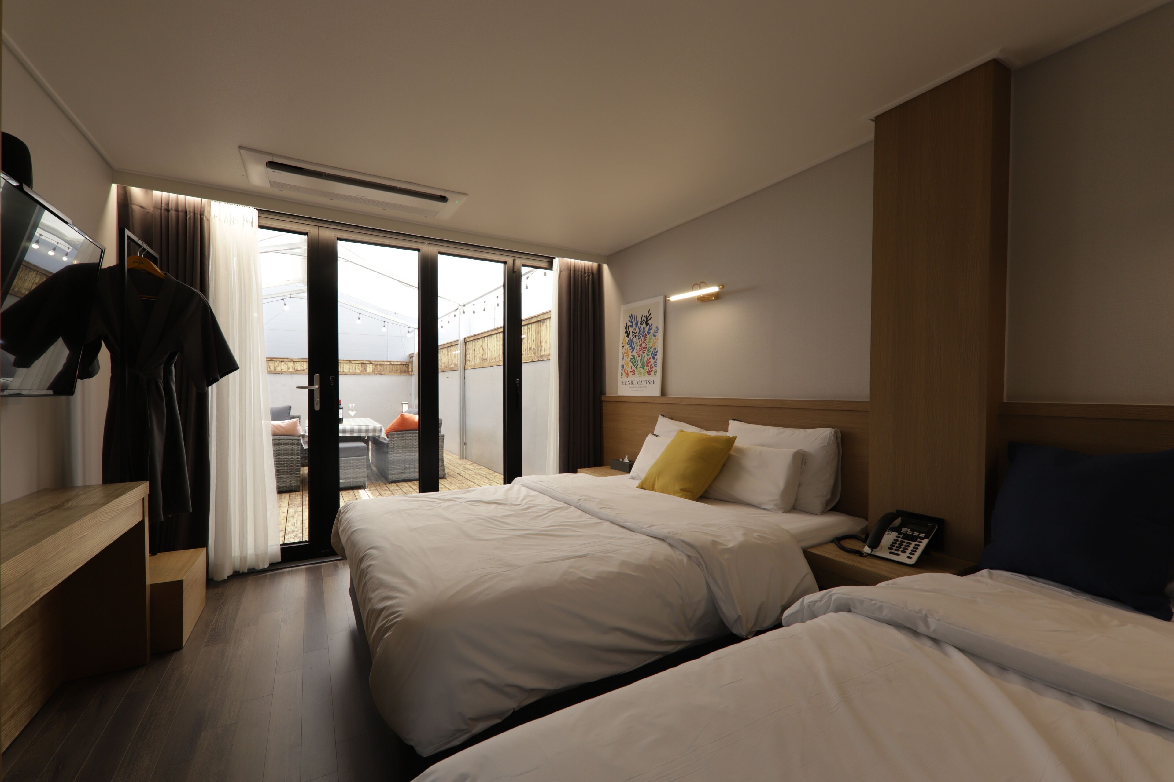 event room, terrace | 1 bedroom, individually decorated, desk, laptop workspace