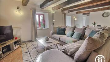 TV, fireplace, DVD player, table tennis