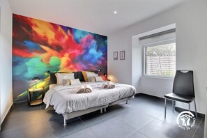 3 soverom, strykejern/-brett, wi-fi (inkludert) og rullestolvennlig