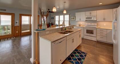 Shore Enuf: Waterfront home with private beach