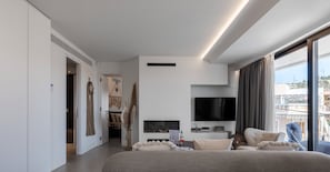 Lägenhet Deluxe | Vardagsrum | Smart-tv