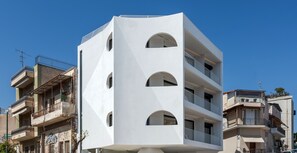 Fassade der Unterkunft