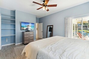 3 bedrooms, desk, iron/ironing board, WiFi
