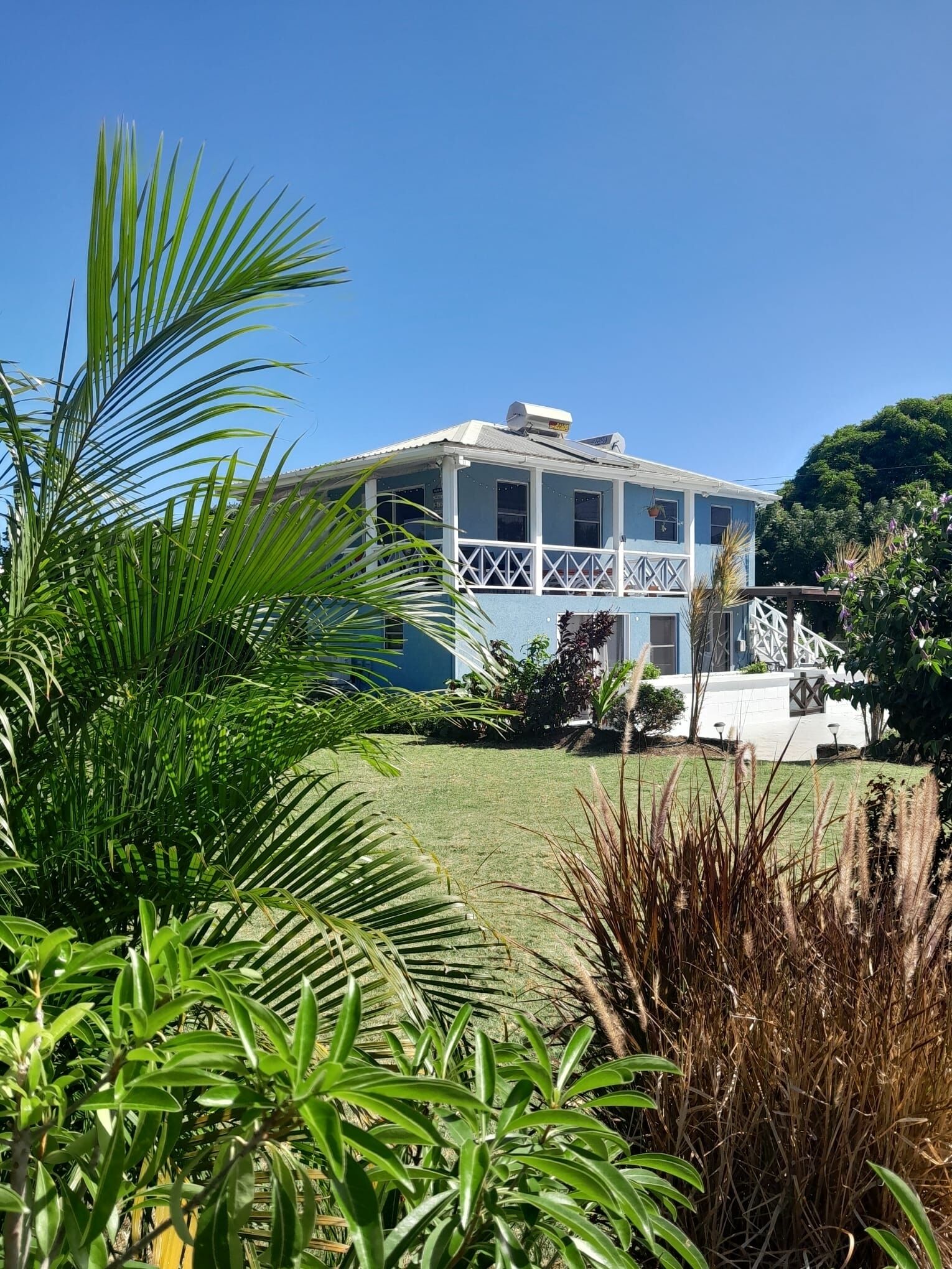 Side view from garden