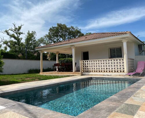 Maison 7 personnes avec piscine privative à 5 min à pieds de la plage de Moriani