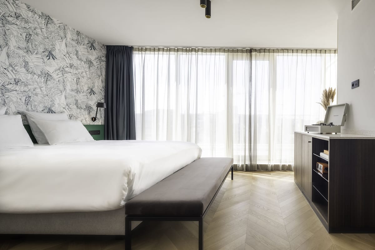 Penthouse Room with Terrace | 1 Schlafzimmer, hochwertige Bettwaren, Minibar, Zimmersafe