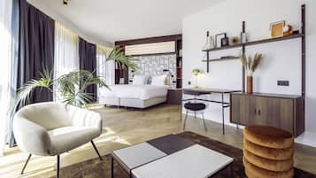 Premium bedding, minibar, in-room safe, blackout drapes