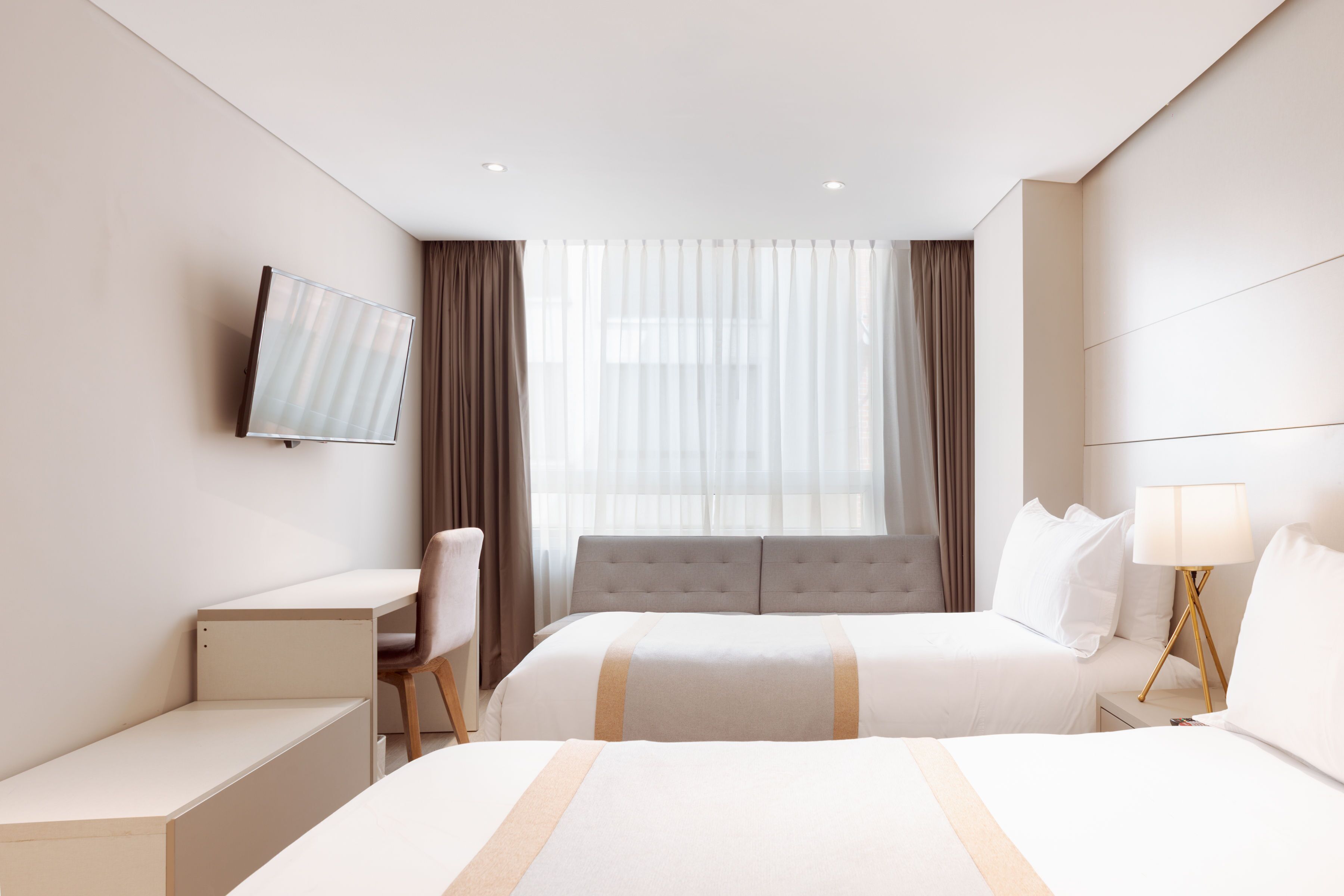 double room, balcony, city view | view from room