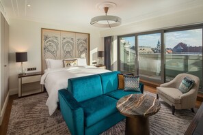 Camera, 1 letto king, vista città (Balcony) | Lenzuola Frette, biancheria da letto di alta qualità