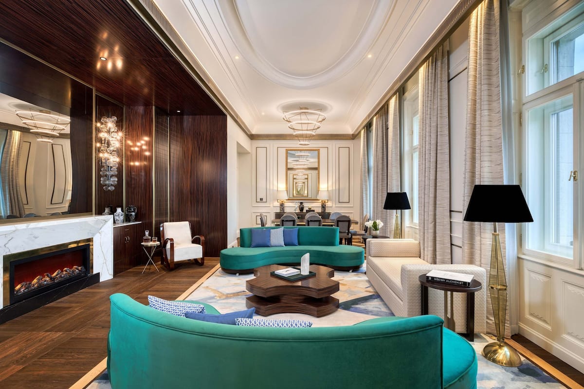 Royal Suite, 1 Bedroom, Non Smoking | 1 bedroom, Frette Italian sheets, premium bedding, down comforters