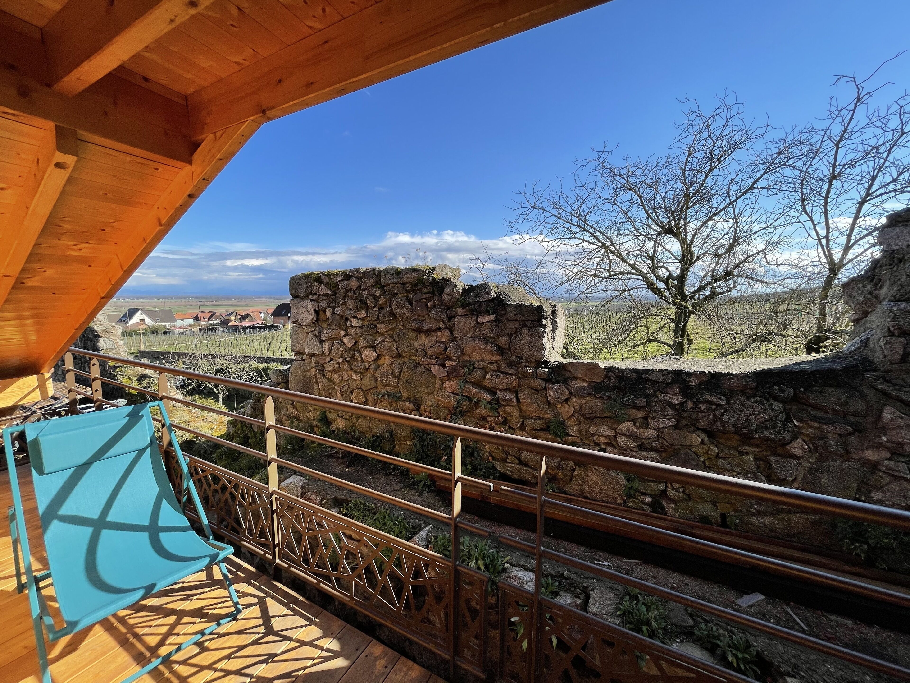 Superior-Doppelzimmer, Blick auf den Weinberg (Chambre Malo)