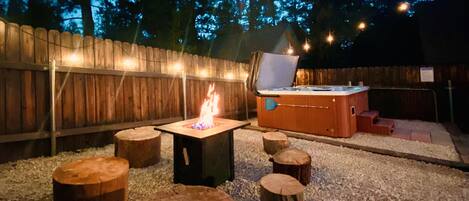 Bain à remous extérieur