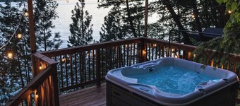 Modern Lake House w/ Hot Tub and Dock