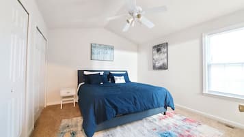 4 chambres, literie de qualité supérieure, bureau