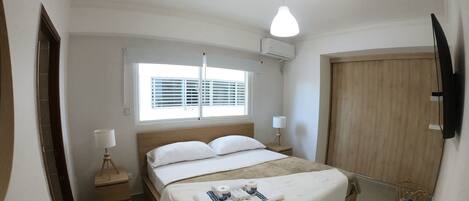 2 Schlafzimmer, Zimmersafe, Schreibtisch, kostenloses WLAN