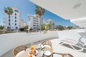 Superior Apartment, Terrace, Pool View | Terrace/patio