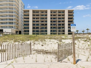 Exterior from Beach - Ocean Breeze West #204 | Unbelievable Beach Views! (Perdido Key)