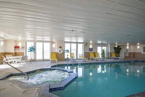 Indoor pool, a heated pool