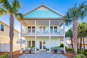 Exterior - Special event private beach house with saltwater pool, half block from the beach (Panama City Beach)