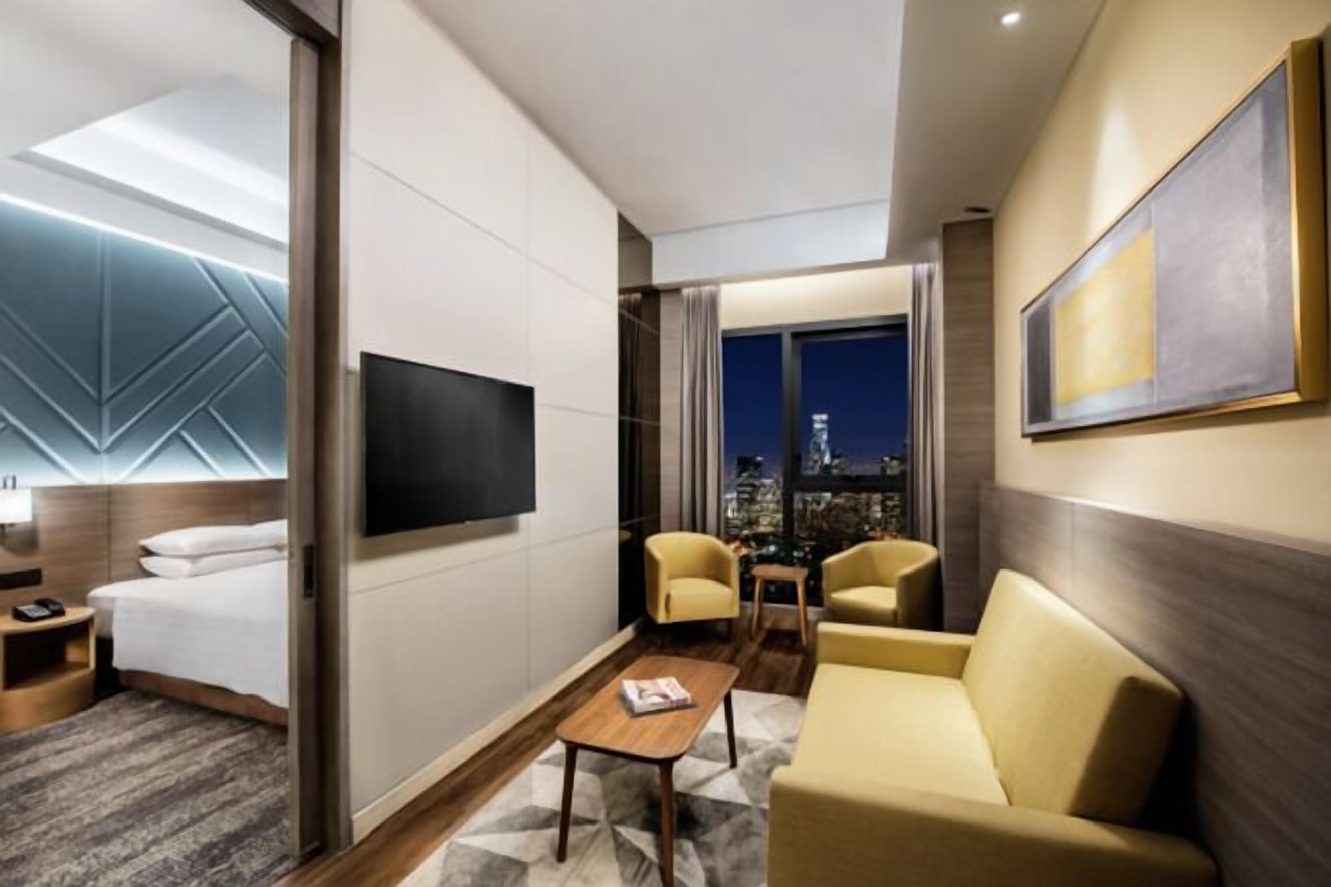 In-room safe, desk, laptop workspace, iron/ironing board