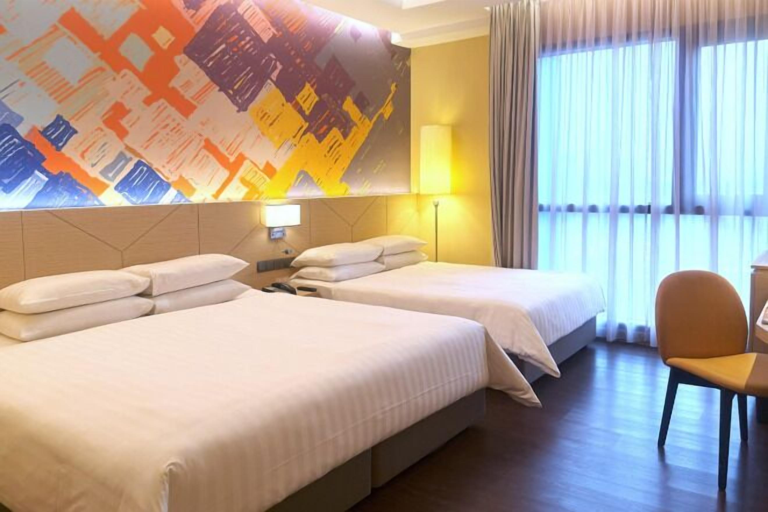 In-room safe, desk, laptop workspace, iron/ironing board