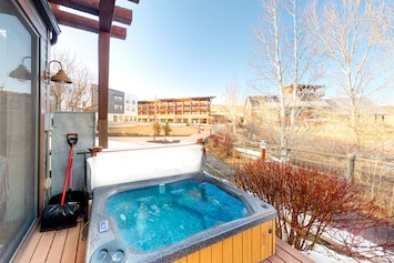 Image of Delightful Townhome W/ Private Hot Tub, Gorgeous Views, & Easy Access to Town