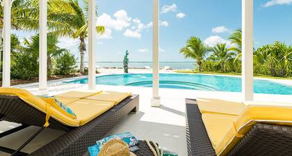 Sublimely private luxury home with enveloping oceanfront views near Key West