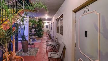 Studio – deluxe, 1 queensize-seng | Terrasse/patio