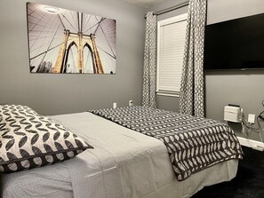 4 bedrooms, iron/ironing board, free WiFi, bed sheets