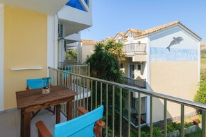 Chambre triple | Vue du balcon