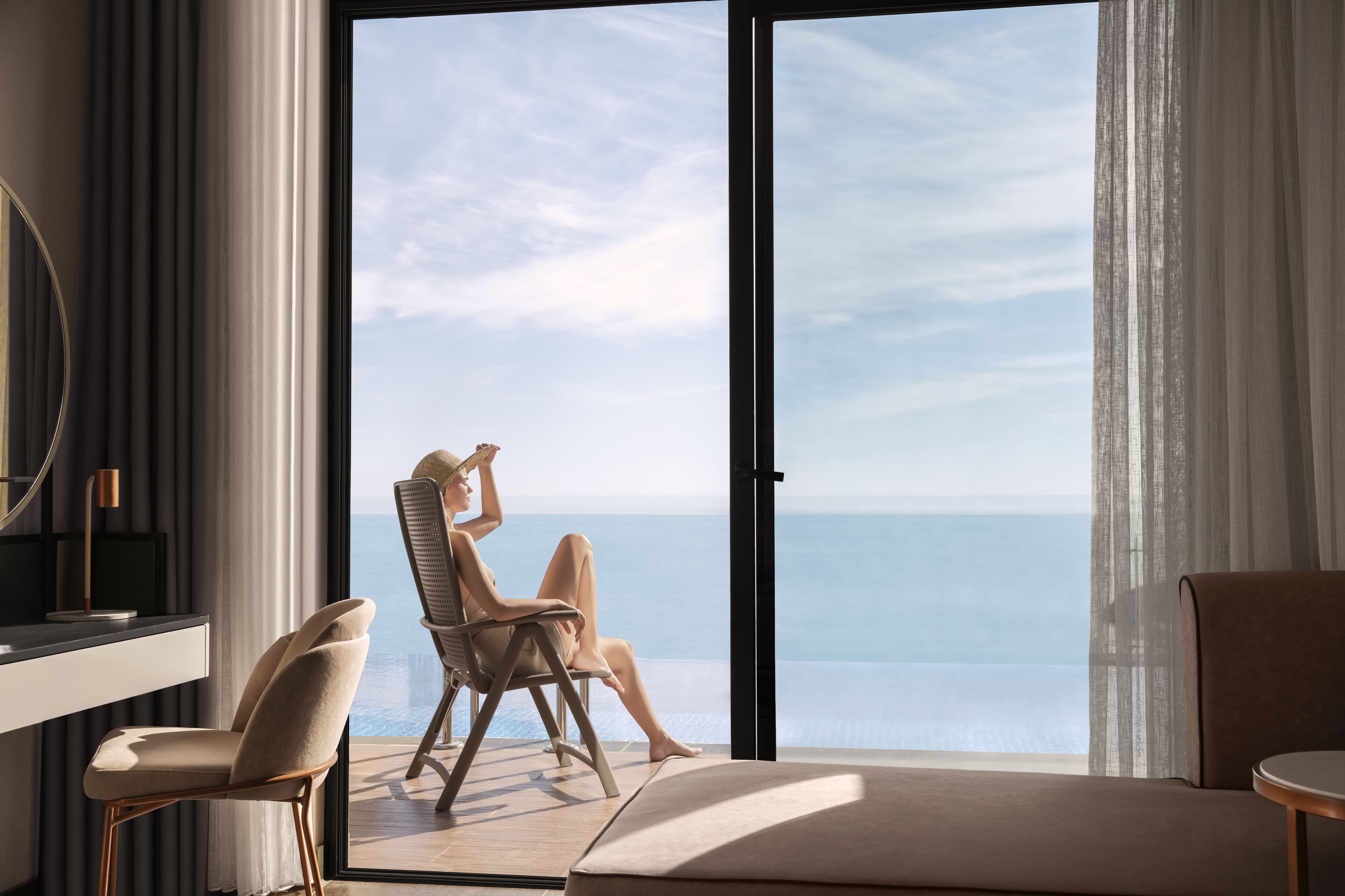 Chambre Luxe Double ou avec lits jumeaux | Literie hypoallergénique, articles gratuits dans le mini-bar