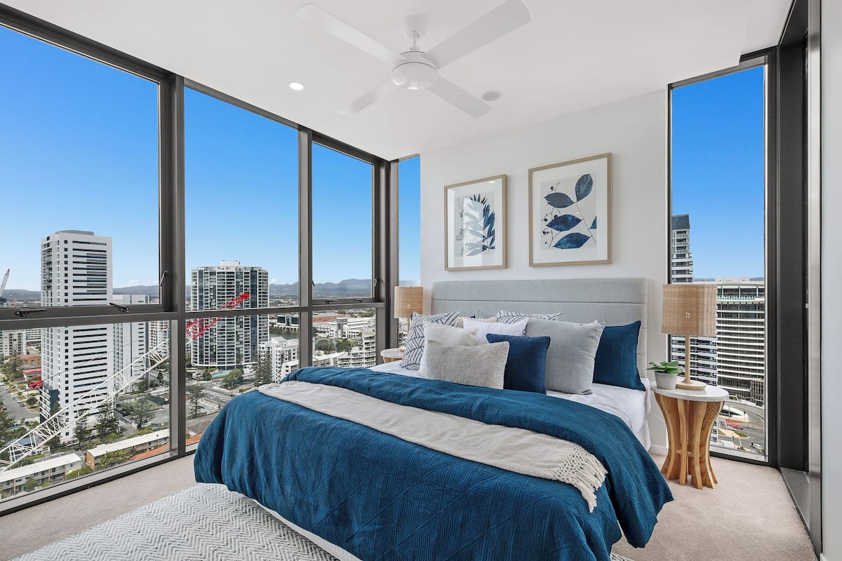 Apartemen, 1 kamar tidur | 2 kamar tidur, brankas, dan didekorasi berbeda-beda