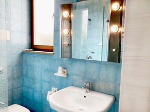 Duschwanne, Shampoo, Toilettenpapier