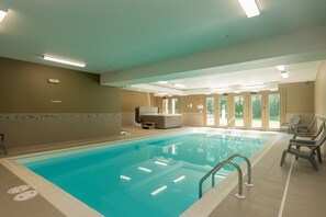 Indoor pool, a heated pool