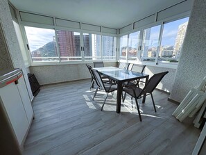 Dining - A796 - Complete apartment with air conditioning, garage and swimming pool in front of the beach (Cala de Finestrat)