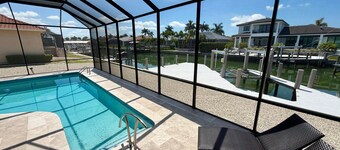 Waterfront 4BR Marco Island home with heated pool and wifi